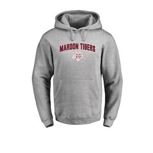 Nike Morehouse College Maroon Tigers Hoodie Gray Fleece Sweatshirt Small